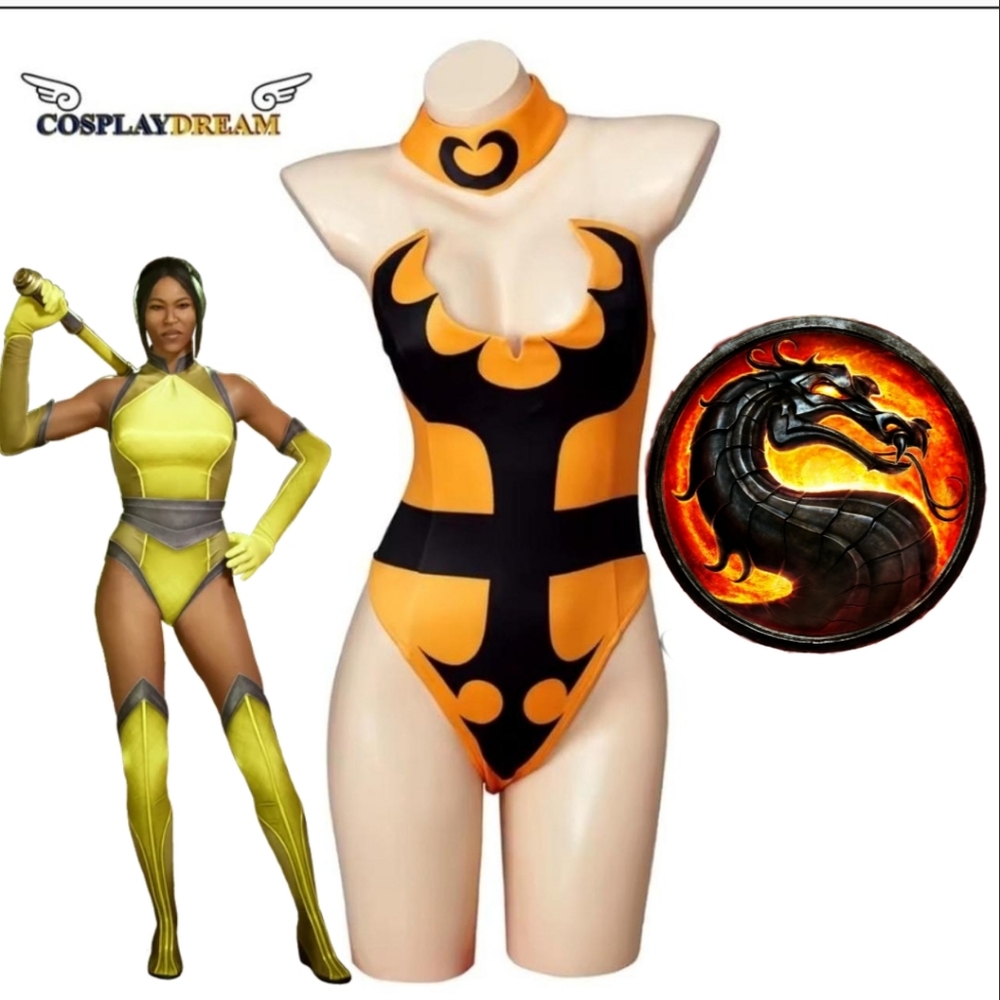 Mortal Kombat Tanya Cosplay Bodysuit